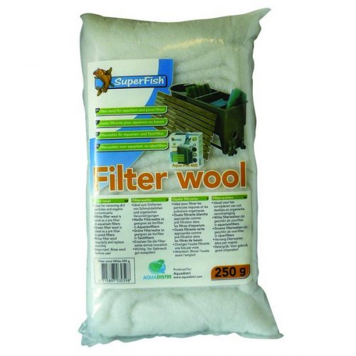 SuperFish Filter Media Filter Wool White Fine 250g